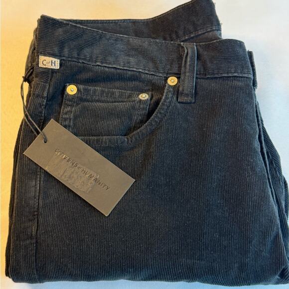 Citizens of Humanity Men's Black washed Jeans NWT 32 made in USA 3672L - Picture 1 of 8